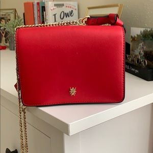 Zara Red Clutch Bag